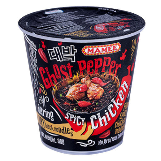 【妈咪鬼椒面干拌80g】鸡肉味火鸡面零食 商品图0