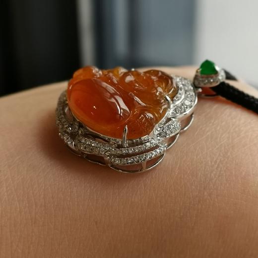 可收藏冰种红翡坐佛 商品图2