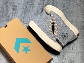 小红书搜索第一名 官网已售罄‼️ CONVERSE CHUCK TAYLORALL STAR 1970S SNLRENEW HI 环保系列 2020年新配色 针织石灰色毛绒针织工艺166702C