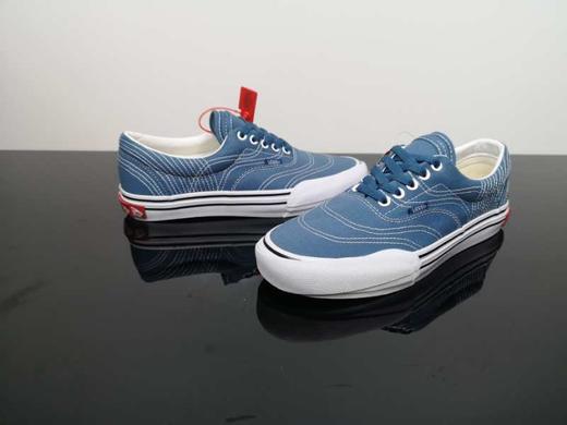 全新万斯\范斯Vans Classics Era 3ra"Black/True White"三层堆叠4孔低帮百搭休闲帆布硫化板鞋“黑白重叠假线”VN0A4BTMVY4 商品图2