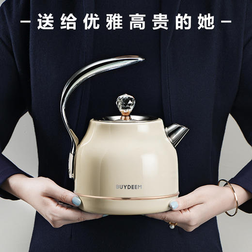 北鼎Buydeem     进口不锈钢智能电热水壶K208 商品图3