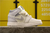 乔丹/Air Jordan AJ1 aj1 乔丹1代 乔1 乔丹1代中帮系列 Air Jordan 1 MID 货号：554725-053 乔1中帮新雾灰灰白银 商品缩略图3