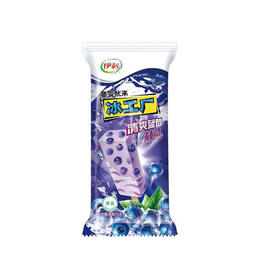 【10支装】伊利冰工厂清爽蓝莓棒冰70g*10