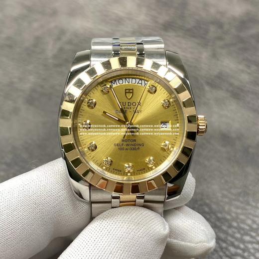 帝陀骏杰系列，18K包金！搭载瑞士eta双历2834机芯 瑞士进口机械ETA2834-2 永不褪色，包金品质，绝对物超所值！！！ 商品图0