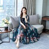 WZNH-NJL1911夏季中长款优雅舒适简约时尚潮流两件套裙 商品缩略图2