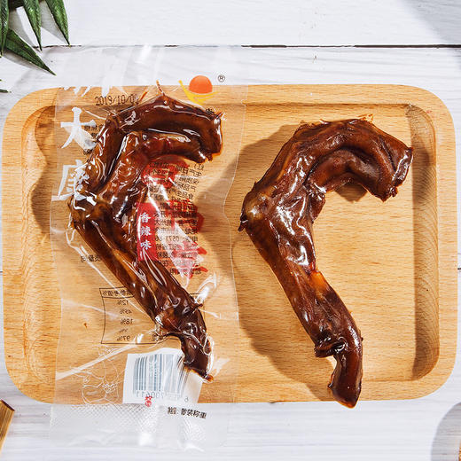 【氧气直购节】新大康酱鸭掌休闲零食 鸭掌鸭爪卤味500g 商品图1
