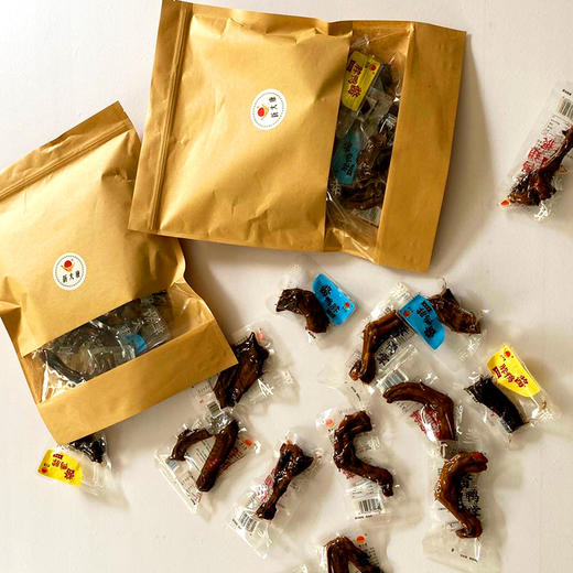 【氧气直购节】新大康酱鸭掌休闲零食 鸭掌鸭爪卤味500g 商品图2