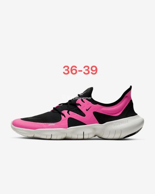 Nike Free 5耐克新款赤足男子 女子轻便透气运动跑步鞋白粉 白红 灰紫 黄 黑 浅灰 浅紫 商品图8
