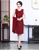 MY-80376新款妈妈装外套烫钻绣花婚宴长款两件套 商品缩略图2