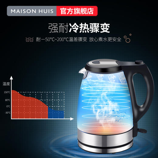 曼容豪世玻璃热水壶1.7L 106001NN 商品图2
