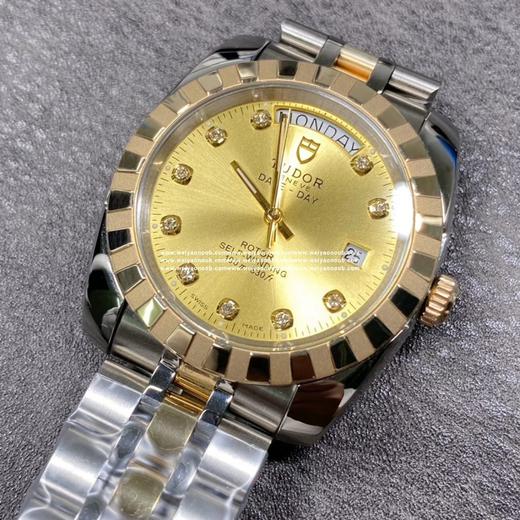 帝陀骏杰系列，18K包金！搭载瑞士eta双历2834机芯 瑞士进口机械ETA2834-2 永不褪色，包金品质，绝对物超所值！！！ 商品图2