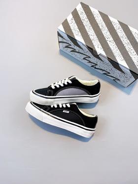 VansVaultOGLampinLX蓝绿白撞色 黑灰撞色麂皮帆布复古高端鞋款  尺码：35-44