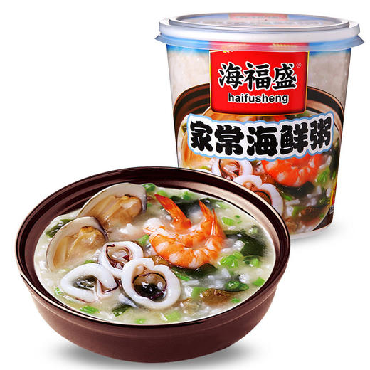 【海福盛速食粥粥 、3罐】皮蛋瘦肉粥 零食夜宵速食品粥早餐粥 商品图5