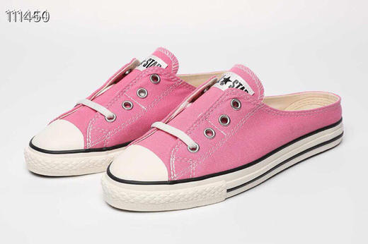 新品💓小红书爆款🔥男女鞋 日产限定，经典鞋型进行“变身” 19SS Converse All Star Mule Slip OX经典明星系列休闲一脚蹬懒人半拖板鞋“颗粒特闪粉锡箔银”5GL198 商品图1