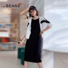VIA BEANS【团购】圆领净色长裙\8122200011 商品缩略图1