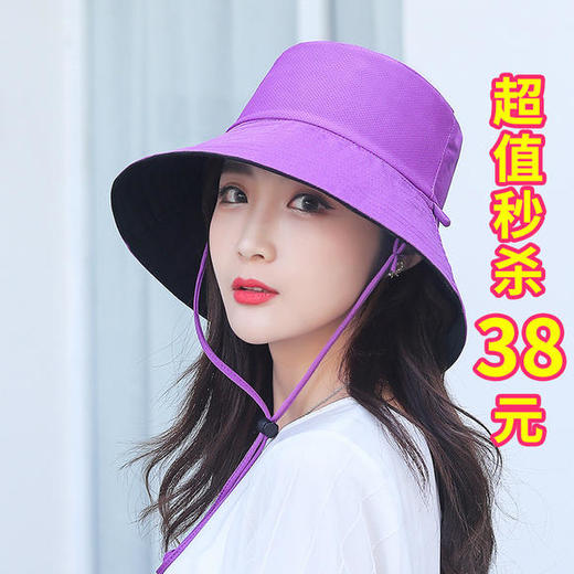 CGZM新款遮阳双面沙滩帽 商品图4