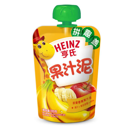 亨氏乐维滋果汁泥－苹果香蕉 商品图0