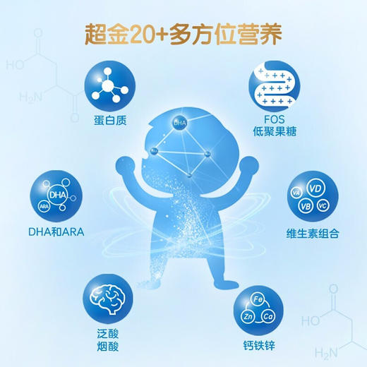 超金健儿优多种维生素蔬菜营养奶米粉250g 商品图1
