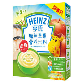 亨氏鳕鱼苹果营养米粉2段400G