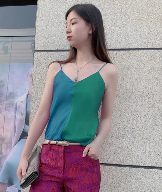 新款J201G4223A颈袖添香2020夏季新款时尚OL吊带显瘦装包臀裙修身女士连衣裙J201G4223A 商品图1