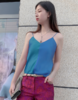 新款J201G4223A颈袖添香2020夏季新款时尚OL吊带显瘦装包臀裙修身女士连衣裙J201G4223A 商品缩略图2