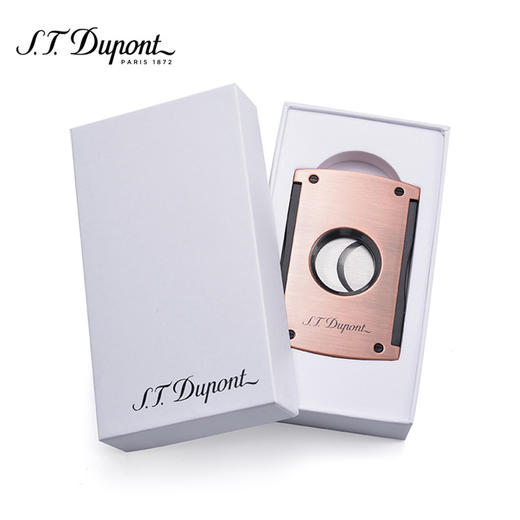 S.T.Dupont都彭 maxijet系列 新品玫瑰金色雪茄剪刀 烟剪3421 商品图4