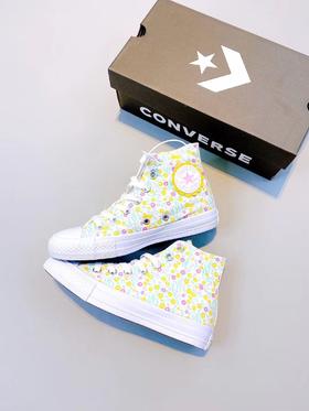 匡威 小碎花 Converse Chuck Taylor All Star 匡威又出小清新配色啦   货号：666875C 尺码：35-44