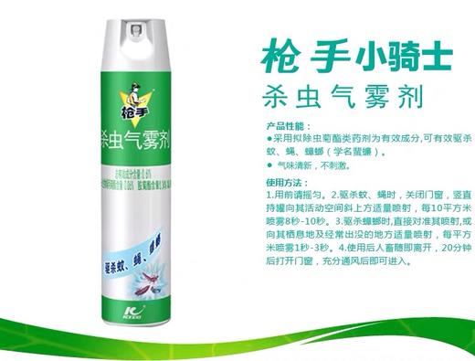 枪手清香型小骑士杀虫剂600ml1瓶 商品图2