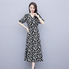 WZNH-WR16869淑女气质女装V领A字裙连衣裙 商品缩略图1