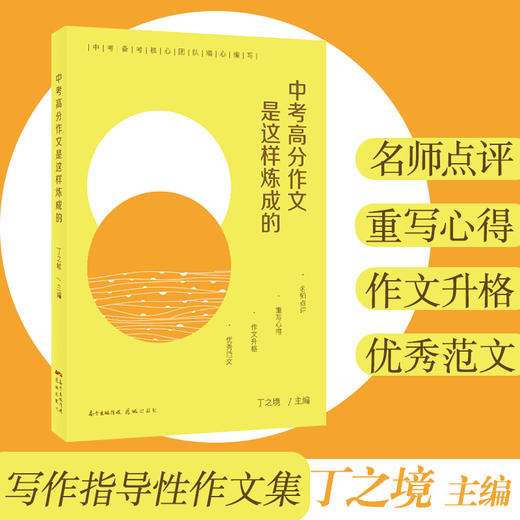 中考高分作文是这样炼成的  丁之境主编 名师点评 初中作文集优秀范文 花城出版社正版 商品图0