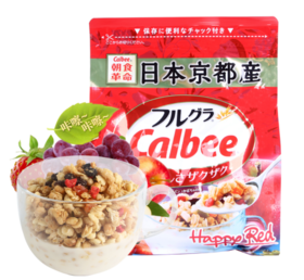 Calbee水果麦片500g