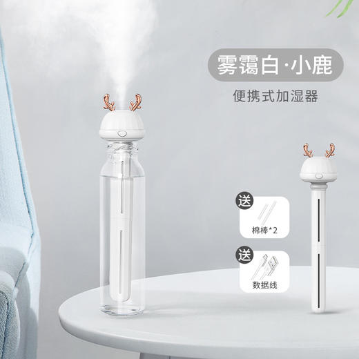 【usb甜甜圈加湿器】迷你喷雾旅游便携创意矿泉水瓶生活电器加湿器 商品图6