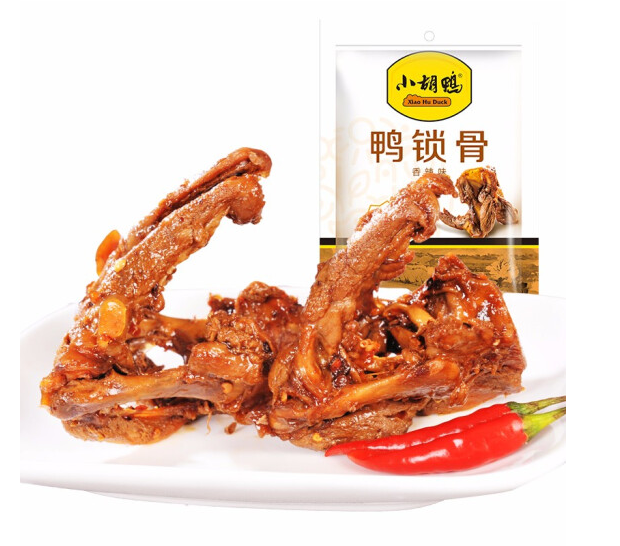 湖北荆州小胡鸭香辣鸭锁骨90g