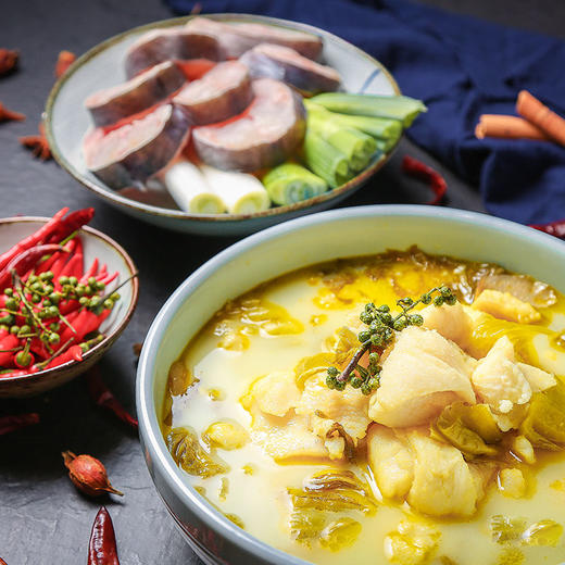 【冻品】金汤巴沙酸菜鱼150g/盒 半成品加热即食 商品图2