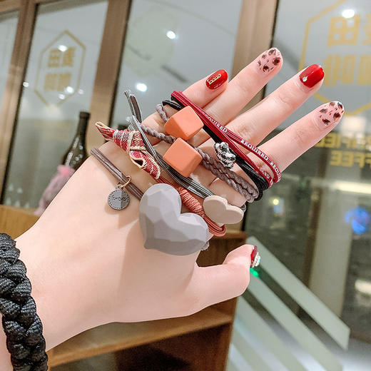 【简约气质发饰森系橡皮筋】头绳女网红ins 女扎头韩版头时尚饰品 商品图4