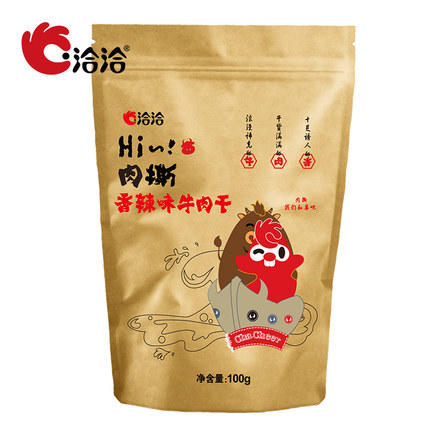 洽洽品牌牛肉干 牛肉粒100g 商品图2