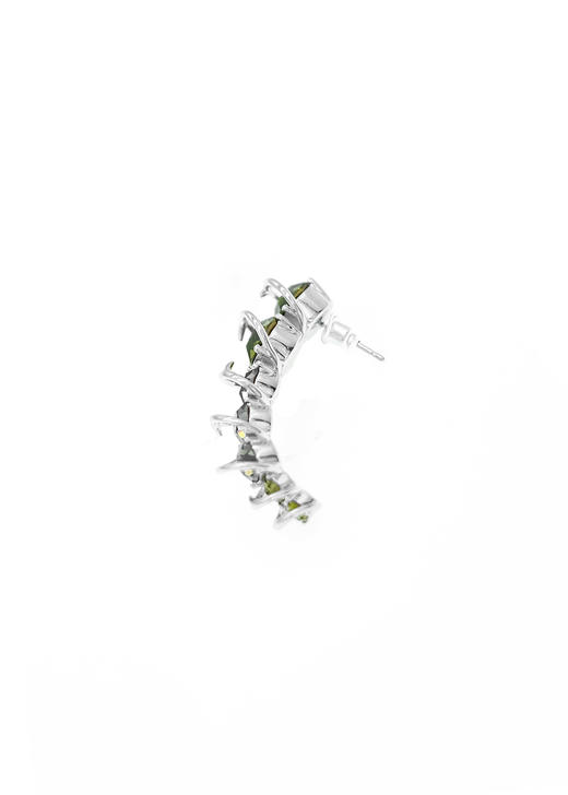 20AW 伊甸 | UTOPIA - Olivine 水晶荆棘耳钉 商品图2
