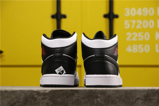 乔丹/Air Jordan AJ1 乔丹1代中帮系列 Air Jordan 1 Mid “Reverse Black Toe” 货号：BQ6472-101 乔1中帮逆向黑脚趾 36-46 商品图6