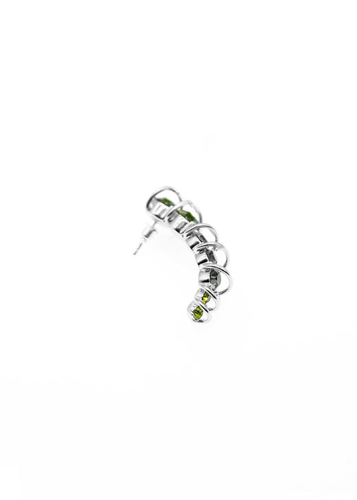 20AW 伊甸 | UTOPIA - Olivine 水晶荆棘耳钉 商品图1