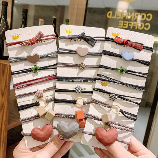 【简约气质发饰森系橡皮筋】头绳女网红ins 女扎头韩版头时尚饰品 商品图1