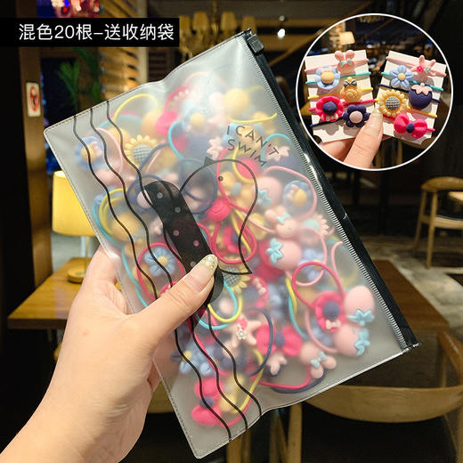 【宝宝头饰 公主头绳】儿童发圈小女孩时尚饰品扎头发小皮筋女童发饰 商品图8