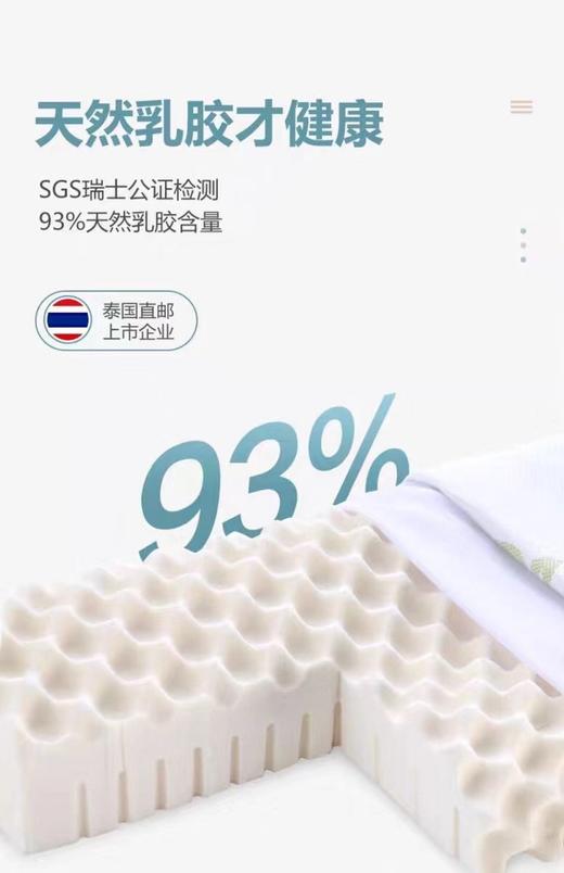 点此购买 泰国皇家royal latex进口天然乳胶枕 云147316 商品图2