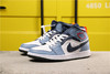 乔丹/Air Jordan AJ1乔丹1代中帮系列Facetasm x Air Jordan 1 Mid “Fearless” 货号：CU2802-100 乔1中帮蓝黑红 36-45 商品缩略图2