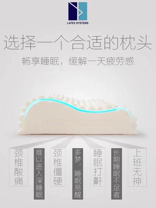 点此购买 泰国皇家royal latex进口天然乳胶枕 云147316 商品图3