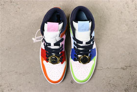 乔丹/Air Jordan乔丹1代中帮系列Melody Ehsani x Air Jordan 1 Mid WMNS “Fearless货号：CQ7629-100 乔1大金表 36-45