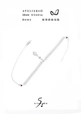 20AW 伊甸 | UTOPIA - Bone 蛇骨拼接项链