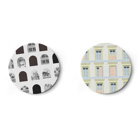 里程碑文库系列周边 | 硅藻土杯垫（2枚/套）