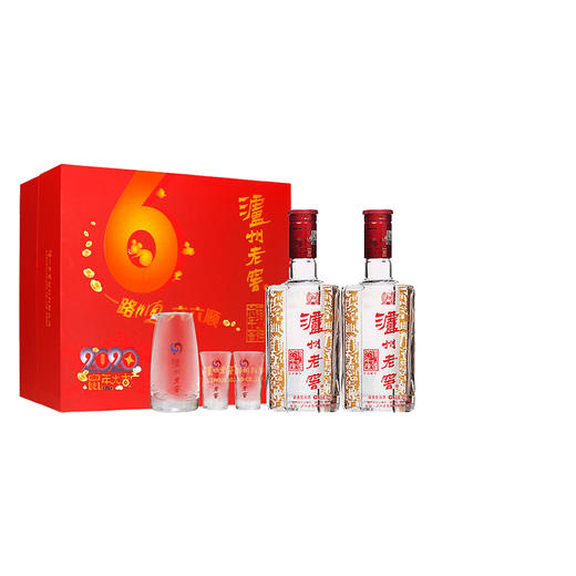 【泸州老窖酒名堂 会员日5折】头曲六六顺礼盒套装52度500ml*2 商品图0