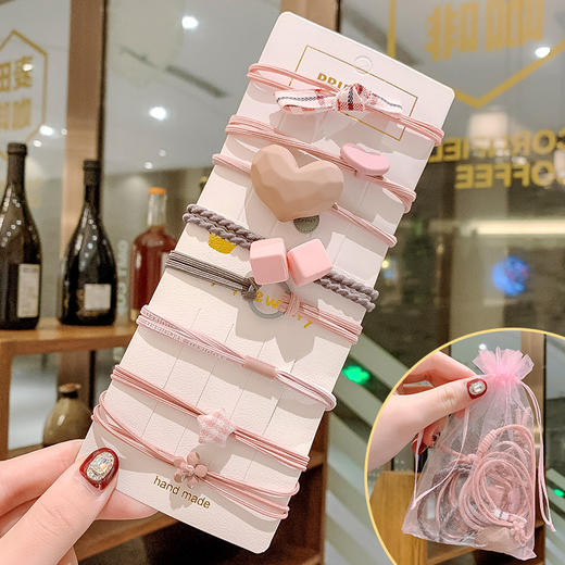 【简约气质发饰森系橡皮筋】头绳女网红ins 女扎头韩版头时尚饰品 商品图5