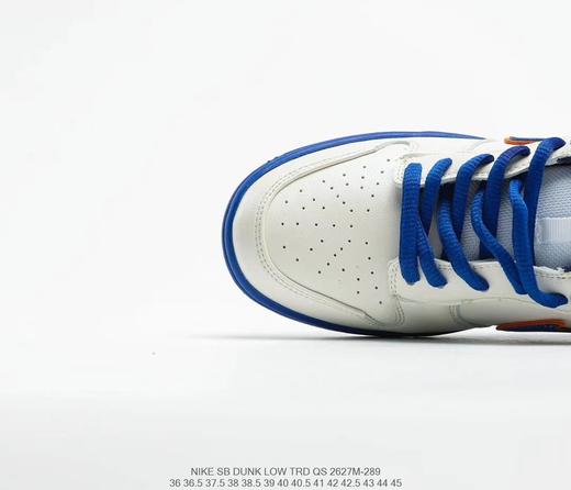 耐克 Nike sb Dunk Low 灰蓝 联名扣篮系列复古低帮休闲运动滑板板鞋。采用脚感柔软舒适ZoomAir气垫，有效吸收滑板等极限运动在落地时带来的冲击力，为街头运动者们提供更好的保护 商品图2